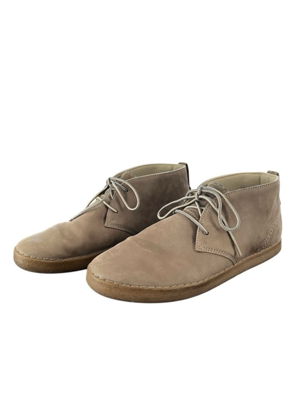 OluKai Kupono Chukka Boots Mens EU 42.5 / US 9.5 Gray Brown Leather